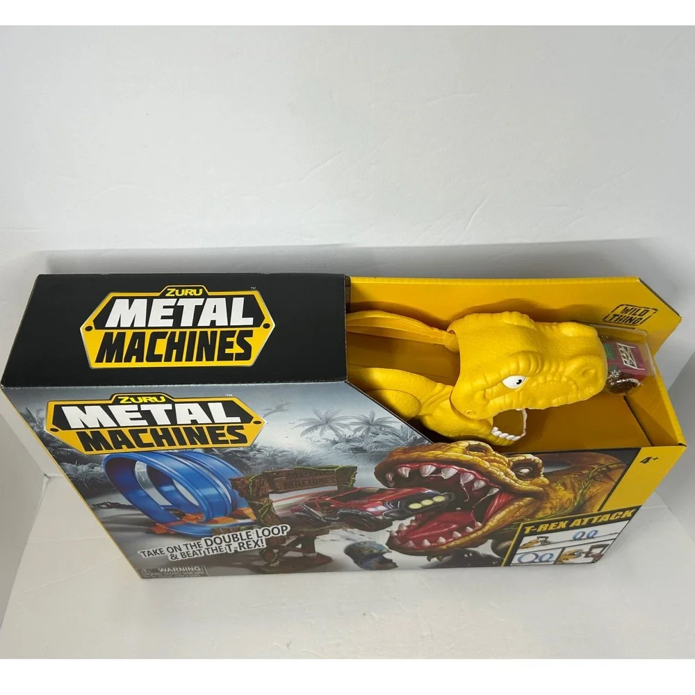 Zuru Metal Machines T-Rex Attack Track Set Double‎ Loop New in Box